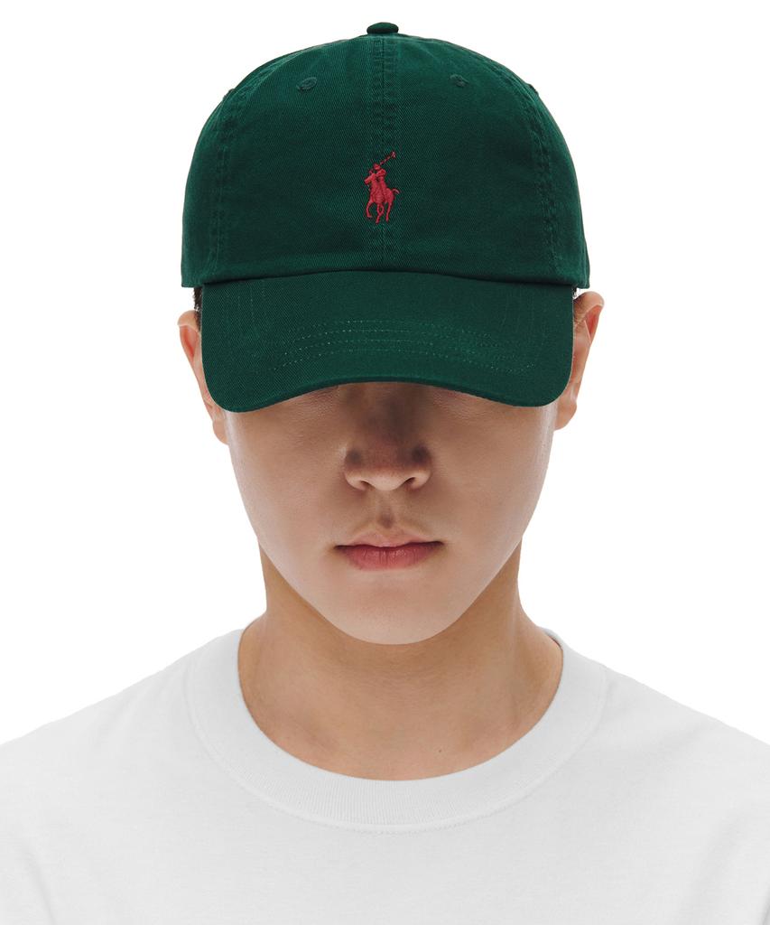 Кепка-бейсболка POLO RALPH LAUREN из хлопка Чино - Зеленая