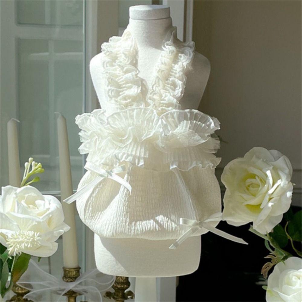 Soft Summer Pet Vest Breathable Dog Dress Pet Clothes Cat Princess Skirt  Spring Summer Autumn