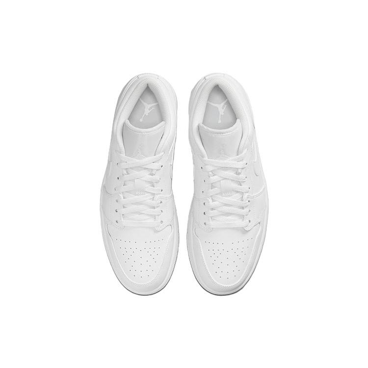 Новые JORDAN 1 Low Triple White 553558-136