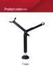 Portable Motorcycle Lift Stand and Chain Cleaner Tool