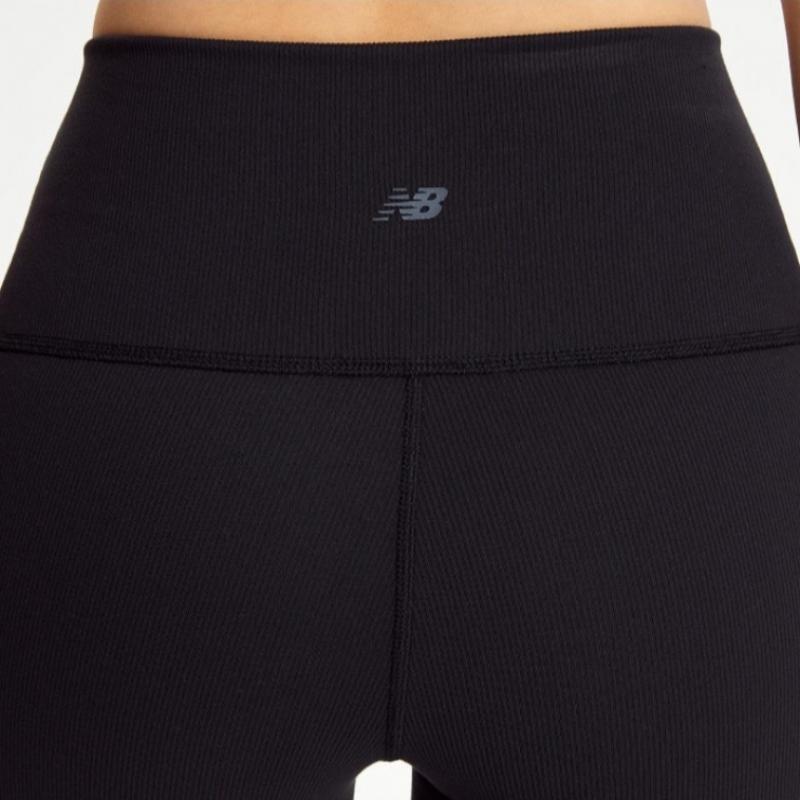 New Balance Брюки Lqj Nbnse4s052 19 Женские В рубчик Леггинсы 27 дюймов Тиг