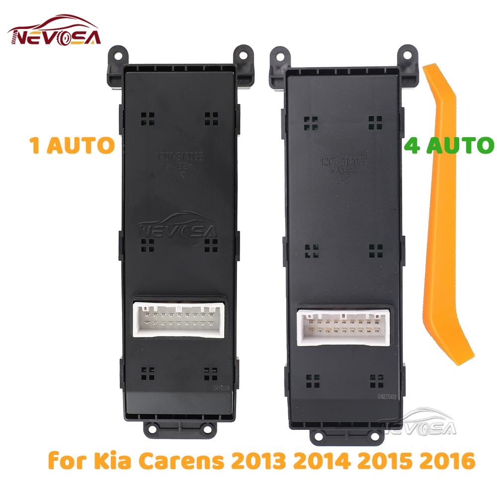 Front left Driver Auto For Kia Carens 2013 2014 2015 2016 Master Electric Window Switch Control Button 93570A4010 93570A4310
