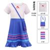 Encanto Luisa Cosplay Blue Dress Full Set with Bag, Stage Performance Costume