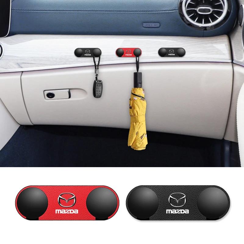 Автомобильный Крючок-Липучка USB-Кабель Двойной Органайзер Для Mazda 2 3 6 ATENZA 3 BK BL 5 CR CW 6 II GH CX-7 ER MX-5 NC Аксессуары