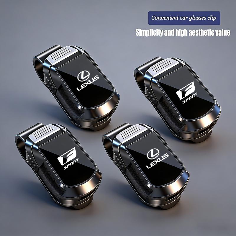 Car Sun Visor Glasses Clip Sunglasses Storage Bracket For Lexus LS LC RZ GX RX330 IS250 Ct200h ES300h RX350 IS300h NX300h RX400h re2