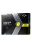 Callaway Golf Ball CHROME SOFT X 2022 1 Dozen (12 Pieces) 4 Piece Triple Track Yellow