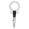 European Car CNC Trailer Tow Hook Fits for 3 Series E39 E92 E91 E90 E46 E36 (Silver)