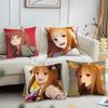 Аниме S-Spice And Wolf Кавайная наволочка Для подушки Печать Декор дивана Дом Автомобиль Комната Кофейня Офис Нордическая простота