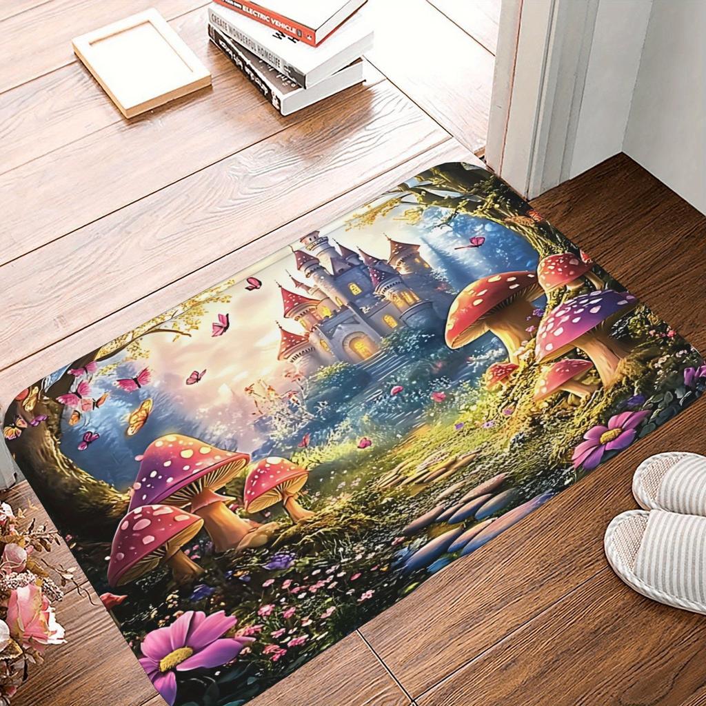 1 шт. Коврик для кухни с рисунком лодки, Нескользящий придверный коврик, Поп-дизайн, Коврик для ванной, Коврик для ванной, Ковер для дома, Раковина, Прачечная, Декор