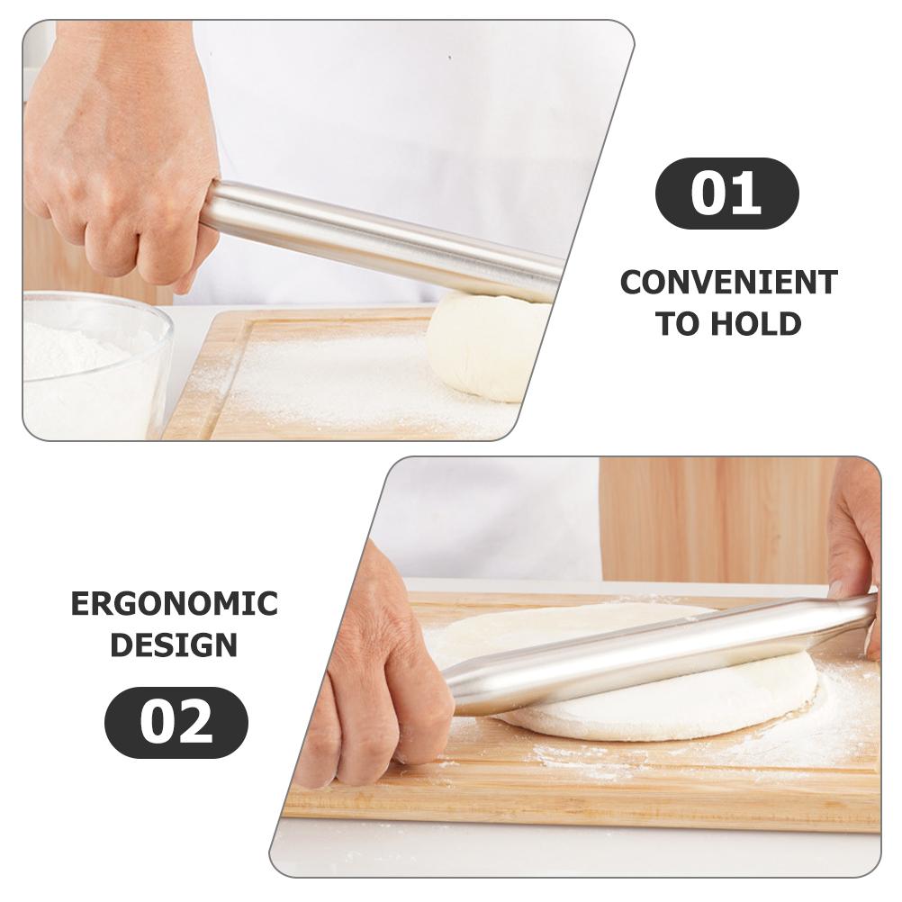 304 Нержавеющая сталь Бесшовные скалки Ролики Тортилья Ролики Палочки Хлеб Пицца Главная