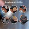 Мини-ленточная шлифовальная машина, многофункциональная электрическая ленточная шлифовальная машина, 7 регулируемых скоростей, электрическая полировка