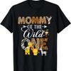 Мама Дикого Ребенка Футболка Зоопарк День Рождения Сафари Животное Футболка