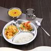 Stainless Steel Dinner Plate 3 Sections Round Divided Dish Children Fruit Snack Tray Baby Bowls Kitchen Tableware Dia 22/24/26cm