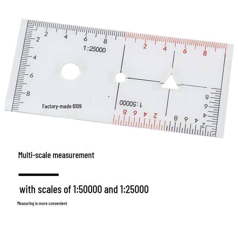 Профессиональный набор топографических и навигационных линеек