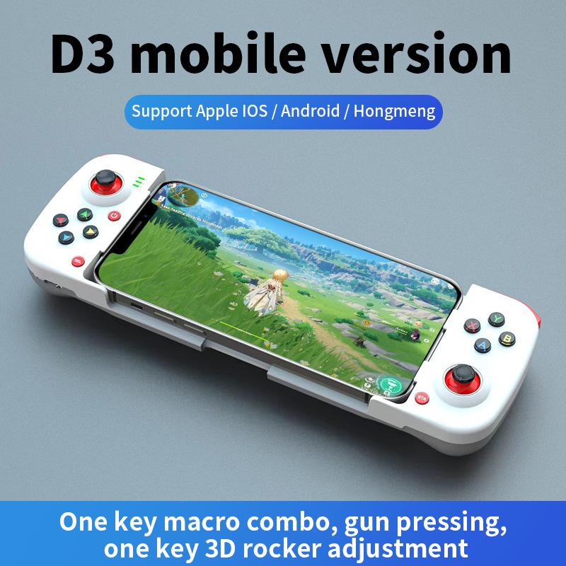 D3 Gamepad Wireless BT5.0 Stretchable Game Controller for Mobile Phone Android Joystick Eat Chicken Gamepad for PS4