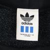 Adidas 80-е Сделано в Японии, сделано Descente, винтажный логотип Трилистник Толстовка с длинным рукавом и высоким воротом Мужская Б/У