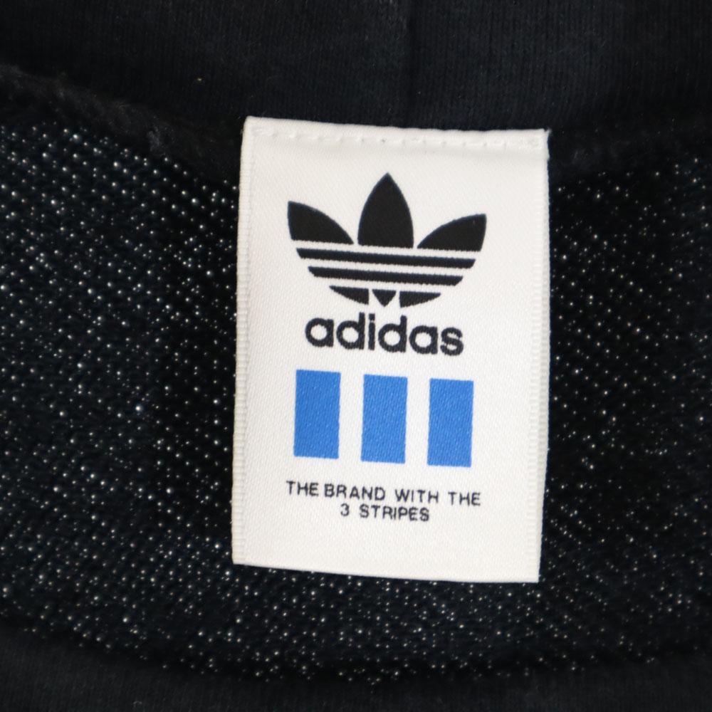 Adidas 80-е Сделано в Японии, сделано Descente, винтажный логотип Трилистник Толстовка с длинным рукавом и высоким воротом Мужская Б/У