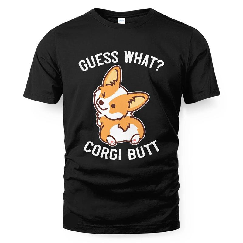 2025 Fashion Summer Corgi T-shirt For Men Humour Funny Print Graphic Crewneck T Shirts Outdoor Sports Streetwear Women Tee Top