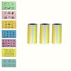56x30mm Color Label Sticker Printing Paper,7 Colorful Continues 52x30mm Labels, BPA Free,Waterproof,Oil-proof,Long-term Storage,Tear-resistance