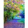 Полный круглый дрель 5D DIY Алмазная картина Весенний лес Вышивка Бисером Вышивка крестом
