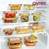 Corning Pyrex Crystal Amber Glass Food Storage Set