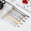 1PC Long Handle Coffee Spoons Stirring Spoon 304 Stainless Steel Spoons Ice Cream Spoons Stir Bar Spoon Cocktail Spoon Bar Tools