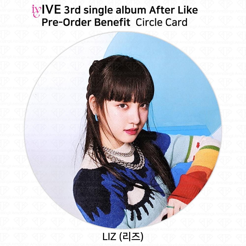 IVE 3rd Single Album After Like Official Photocard Circle Card Postcard KPOP