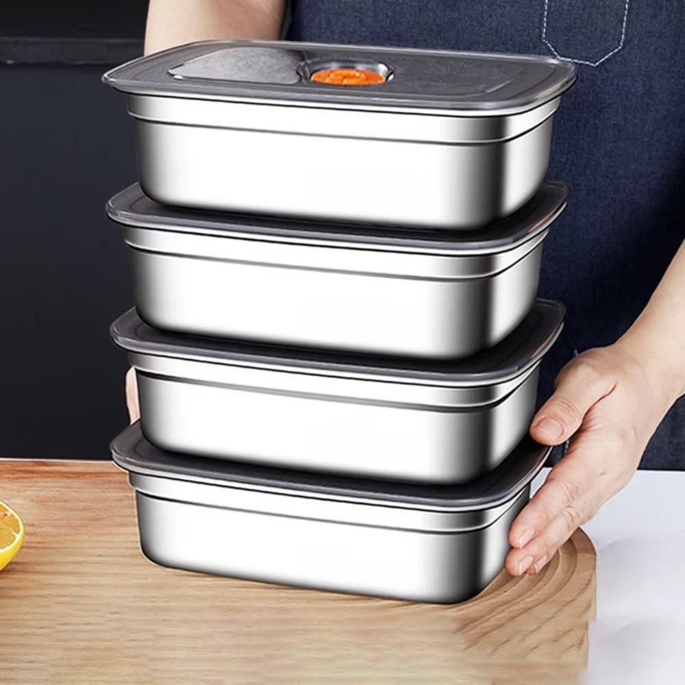 Leak-proof Lunch Box Microwaveable Food Container Kitchen Supplies Food Storage Box Refrigerator