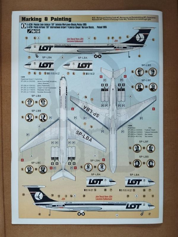 Mcrg32 Il-62M Pll Flight 1:144