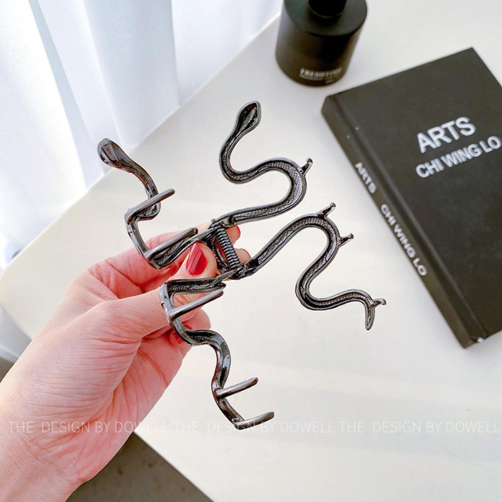 Metal Grab Head Back Hair Clip Wave Halloween Hair Accessories Women Pan Hair