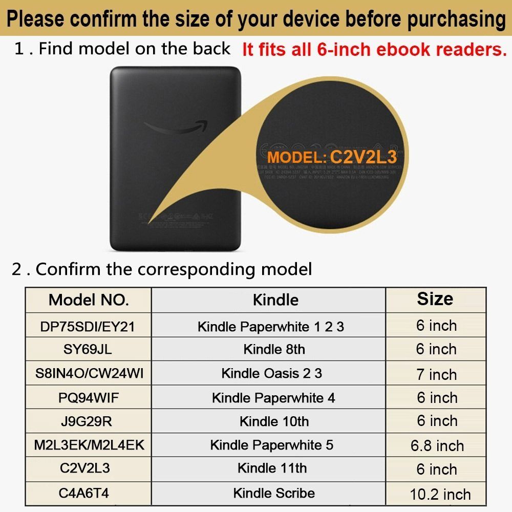 Защитный чехол-вставка для хранения 11-го поколения для Kindle Paperwhite 1/2/3/4 Travel