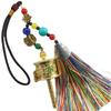Colourful Tibetan Prayer Tassel Pendant Tassel Spinning Wheel Keyring  Hanging Ornaments
