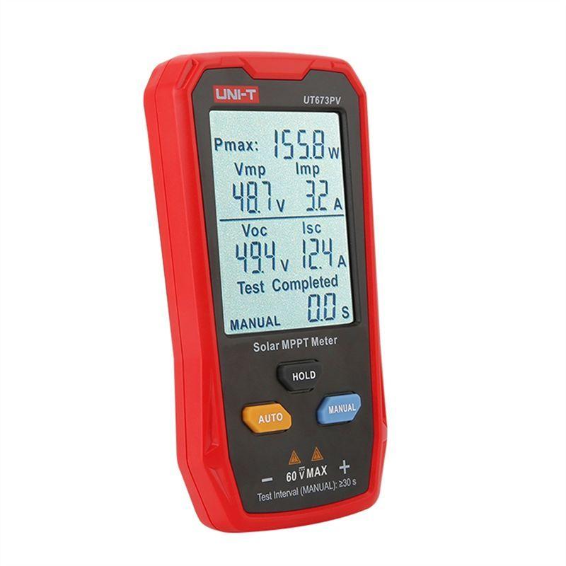 Efficientt-UNI-T UT673PV Solor MPPT Meter Photovoltaic Maximum Power Tester Peak Open Circuit Voltage Short Circuit Current Test