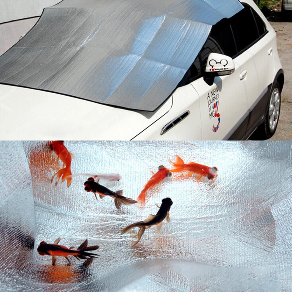 1/2 шт. Водонепроницаемый коврик для кемпинга Влагозащитный коврик из алюминиевой фольги Двусторонний коврик из алюминиевой фольги с сумкой для хранения для кемпинга