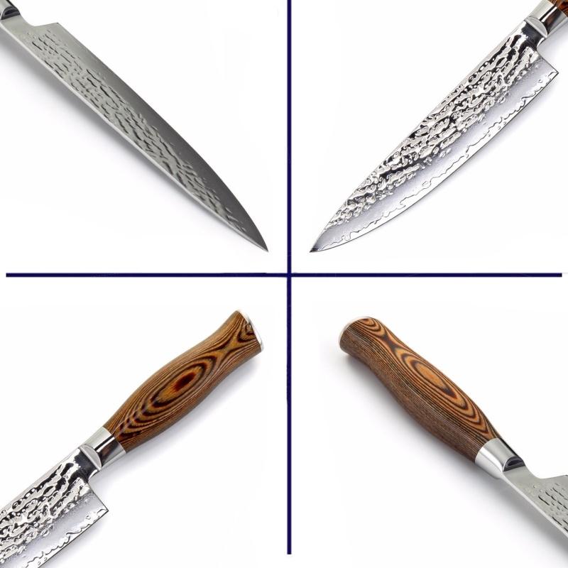 Grandsharp 7,5-дюймовый кухонный нож шеф-повара из дамасской стали VG10 японские кухонные ножи