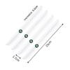 ONMS3 4pcs Car Door Side Edge Protective Transparent Sticker For Skoda Fabia Superb Yeti Octavia Rapid Kodiaq Mk3 A4 A6 A7 A5 Kamiq