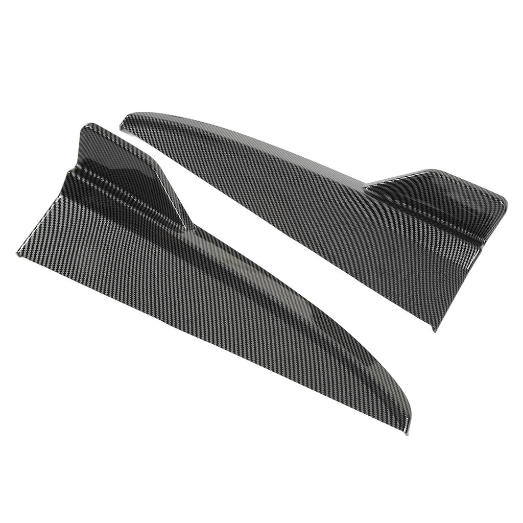 1 Pair Rear Bumper Lip Diffuser Tail Side Splitter Replacement for C‑Class W205 C43 ‑Line 2015‑2021