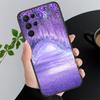 Фиолетовый чехол с цветами для Samsung A35 A55 A54 A15 A25 A05s A05 A22 A24 A52 A33 A34 M34 M14 M54 M23