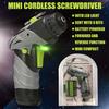 6V 1/4 Inches Drill Power Tool 180RPM Battery Powered Screwdriver Mini Home DIY Tool Set Electric Screwdriver