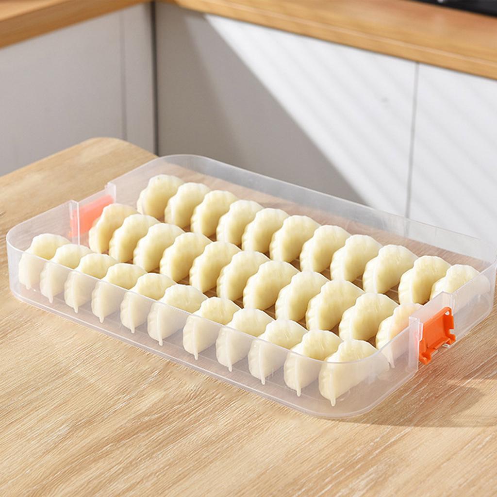 Бытовая коробка для пельменей, многослойная коробка для быстрого хранения пельменей большого размера с крышкой, кухонная коробка, коробка для хранения свежих пельменей