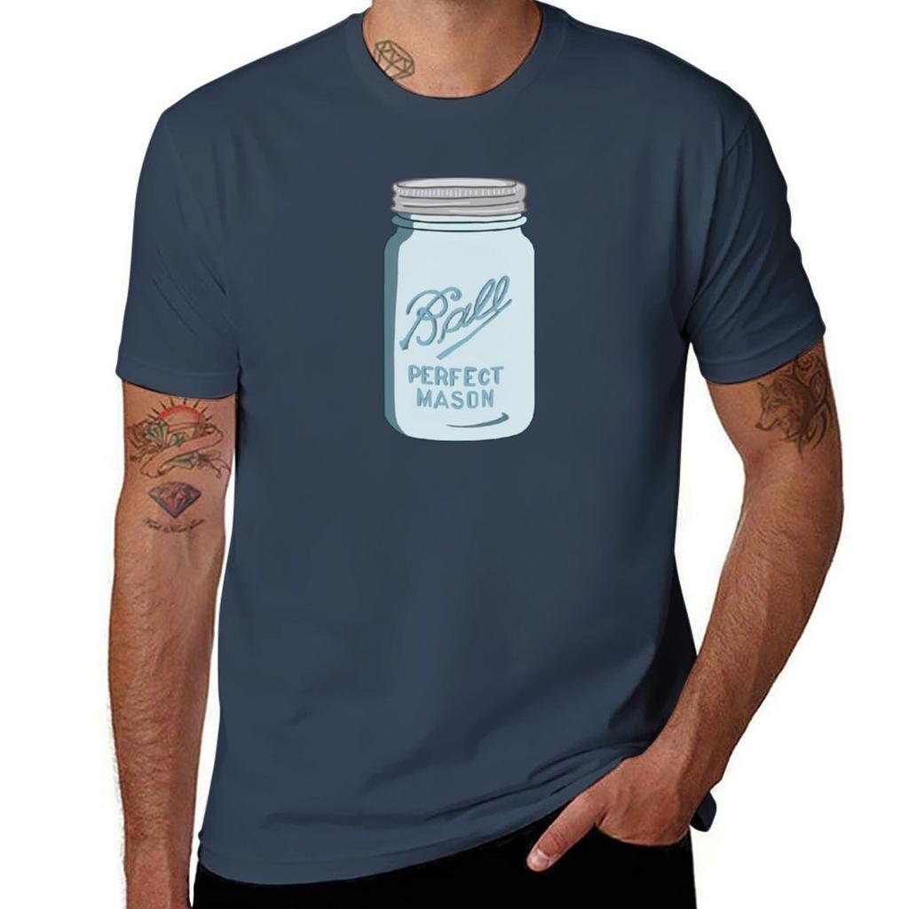 Ball Mason Jar TShirt Trend Art Print TShirt