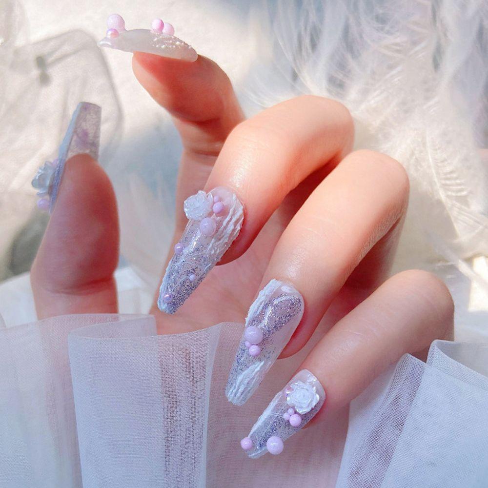 Аксессуары 3D Украшение для ногтей Шармы для ногтей Цвет макарон Пузырьковые бусины Стразы для нейл-арта