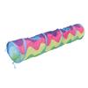 Cat Tunnel Straight Shaped Rainbow Wave Color Fun Interactive Foldable Kitten Tunnel for Indoor