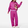 Li-Ning X Pixar Toy Story Series женский плюшевый теплый свободный пуловер, свитшот, женские топы, пурпурный AWDSF34-1