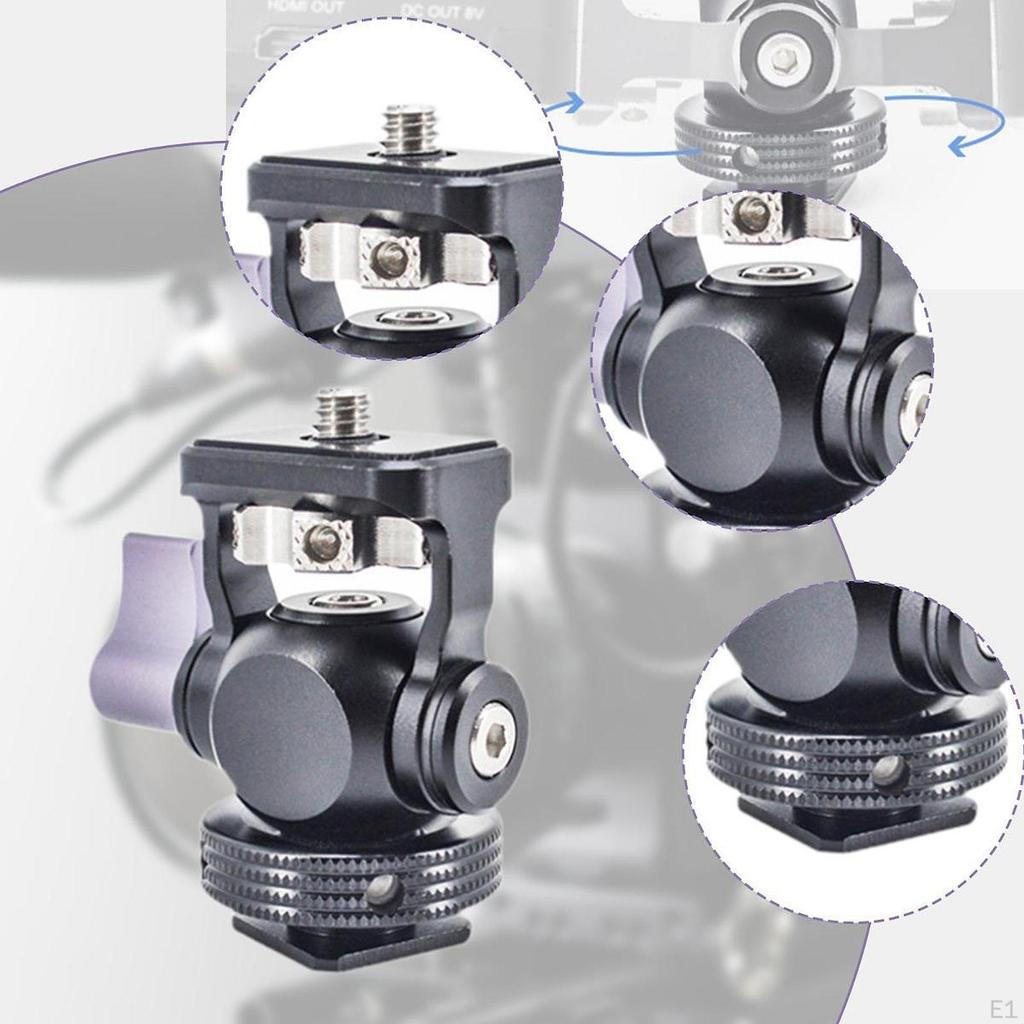 Держатель для монитора, регулируемый с адаптером «холодный башмак», легкий алюминиевый сплав для фотографии