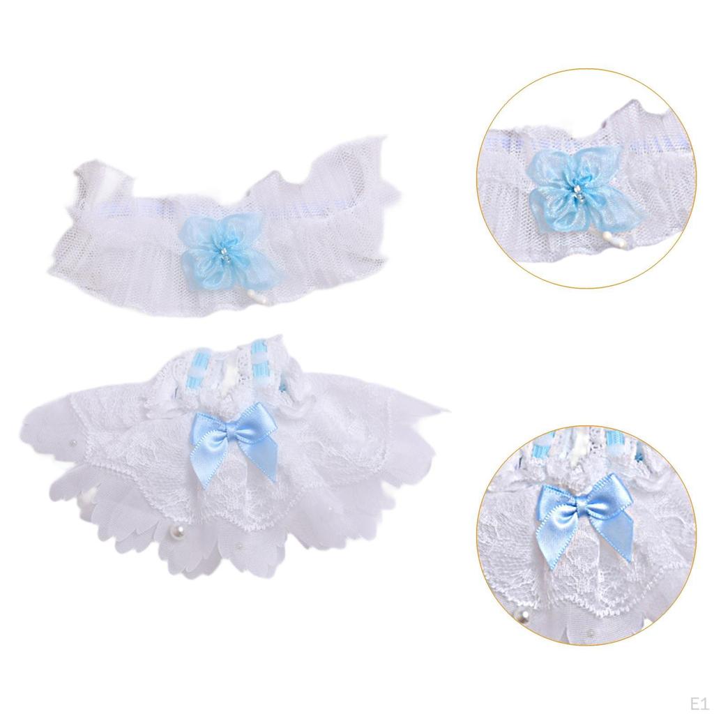 Dolls Lace Dress Costume, with Hair Accessories, Up Doll Accs Outfits,Mini for