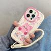 Fun and Cute Kirby for Apple 17promax Phone Case for IPhone15pro with Lanyard 14 New