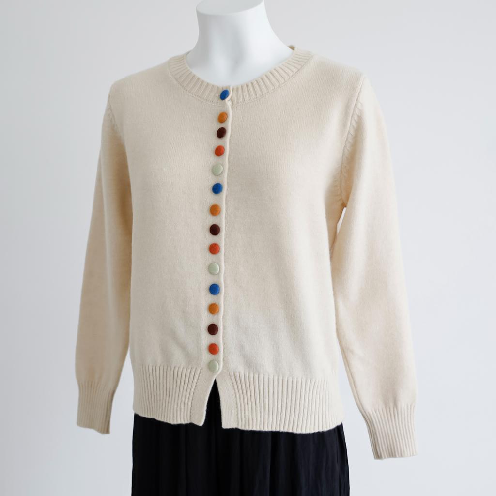 Spring Autumn Women Casual O-neck Full Sleeve Single Breasted Knitted Sweater Cardigans