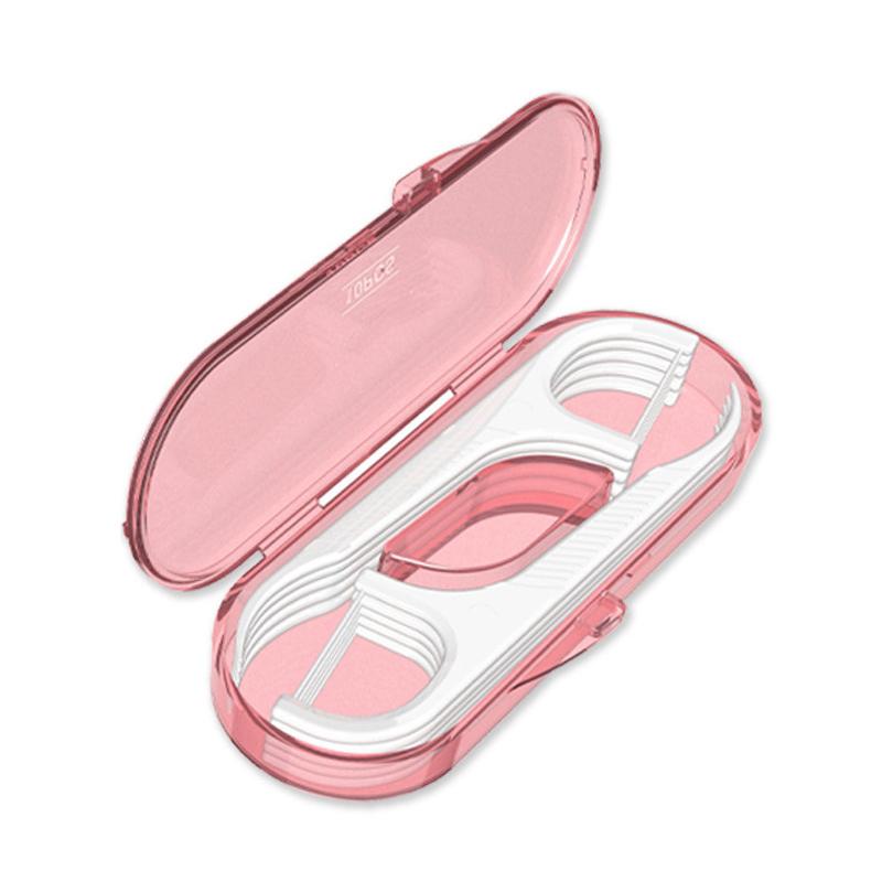 10 шт. в упаковке зубная нить портативная дорожная упаковка одноразовая сверхтонкая зубочистка коробка для хранения зубной нити уход за полостью рта