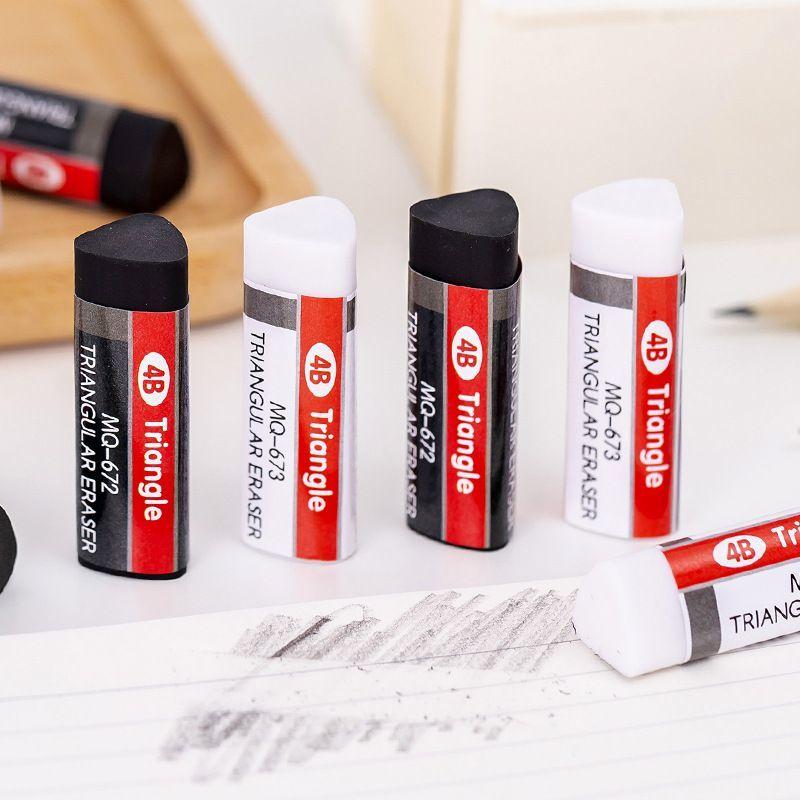 1 шт. канцелярские товары 4B треугольные ластики резиновый ластик